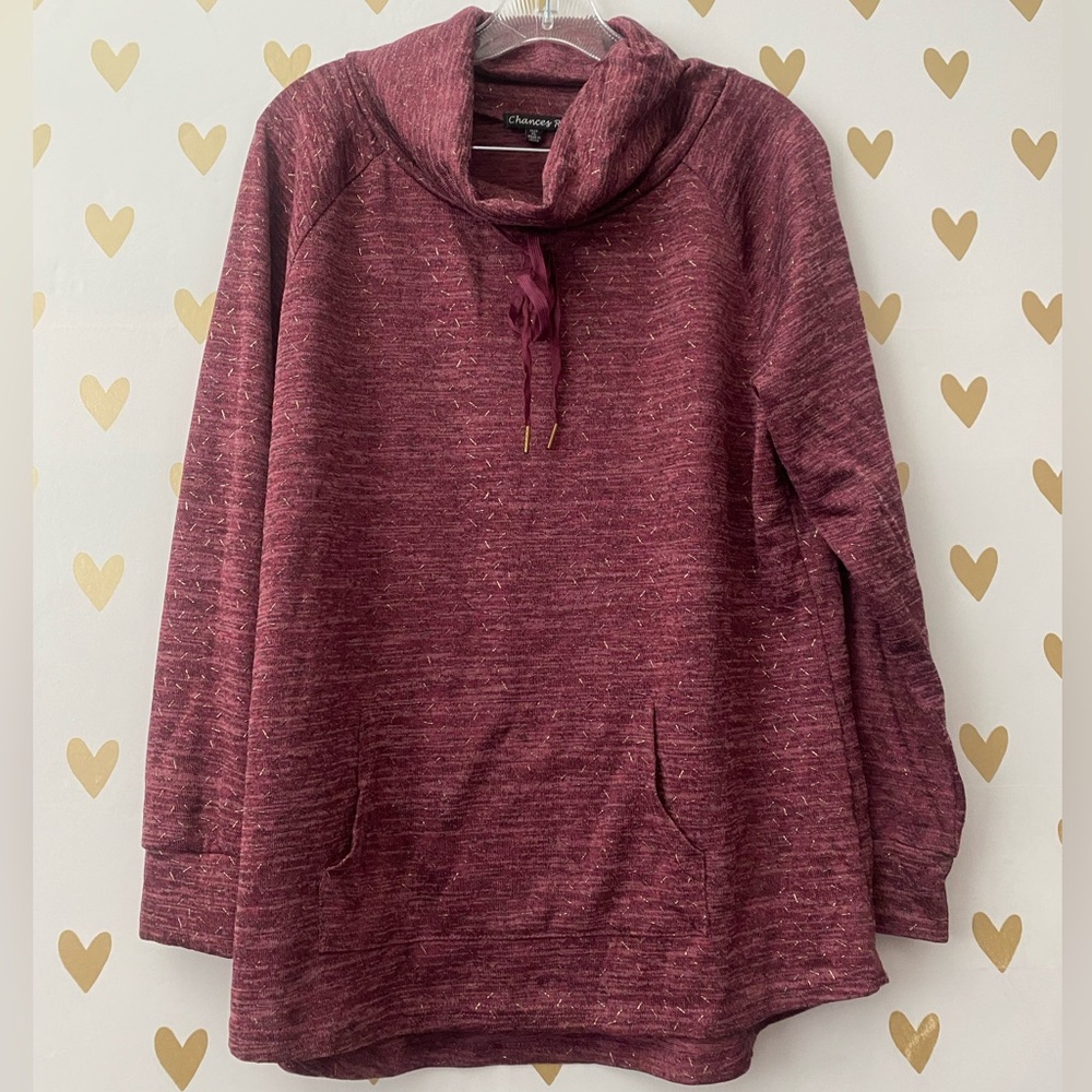 Cowl neck sweater